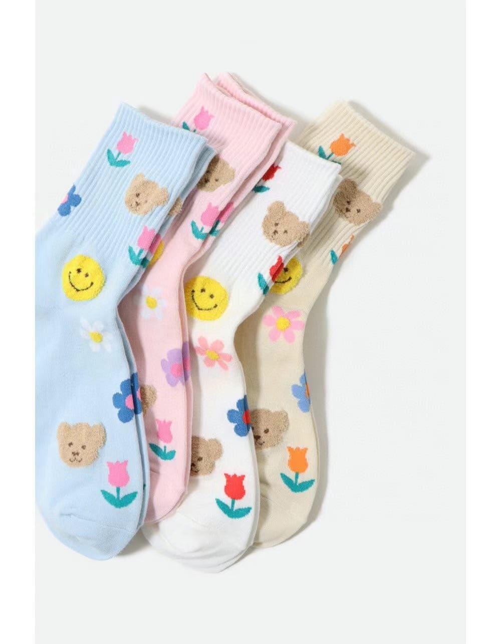 CT4478 可愛圖案長款女裝襪 (任選5對$75 / 任選10對$138)