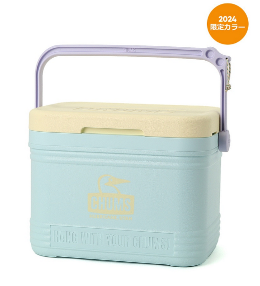 CHUMS Camper Cooler 18L – Mint Cream| Japanese-Style Outdoor Ice Chest / Cooler Box for Camping & Picnic (JUN25)