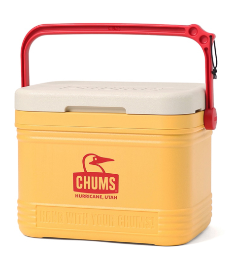 CHUMS Camper Cooler 18L – Yellow | Japanese-Style Outdoor Ice Chest / Cooler Box for Camping & Picnic (JUN25)