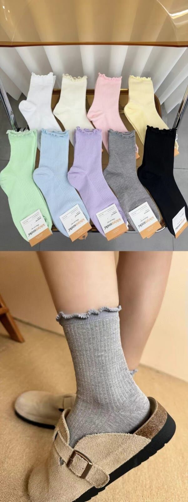 CT4482 淨色長款女裝襪 (任選5對$75 / 任選10對$138)