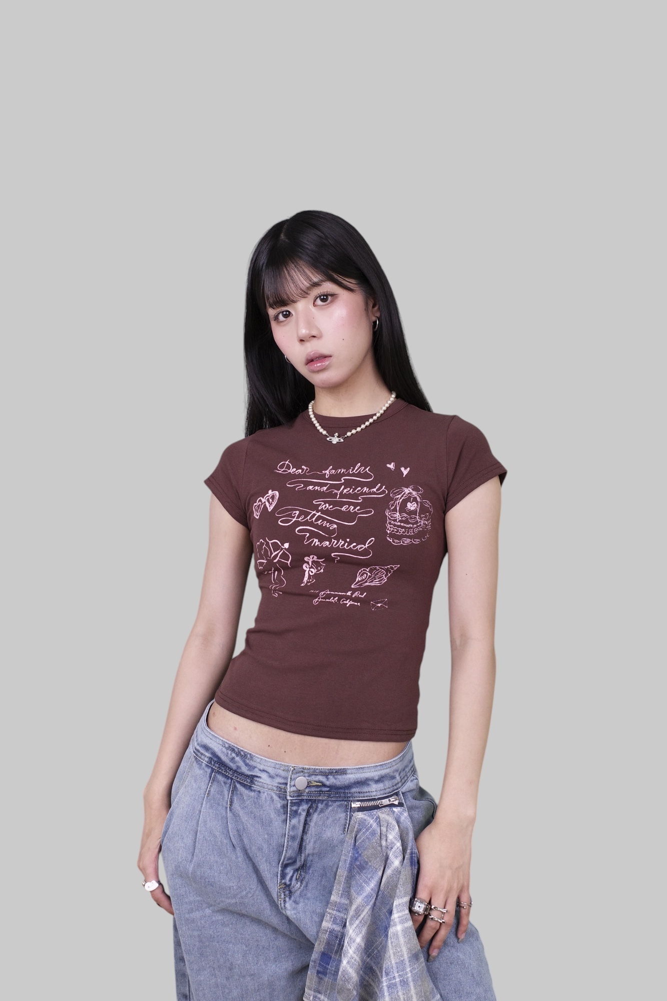 『Always_Good』愛神邱比特 正肩 收腰 顯瘦 上衣