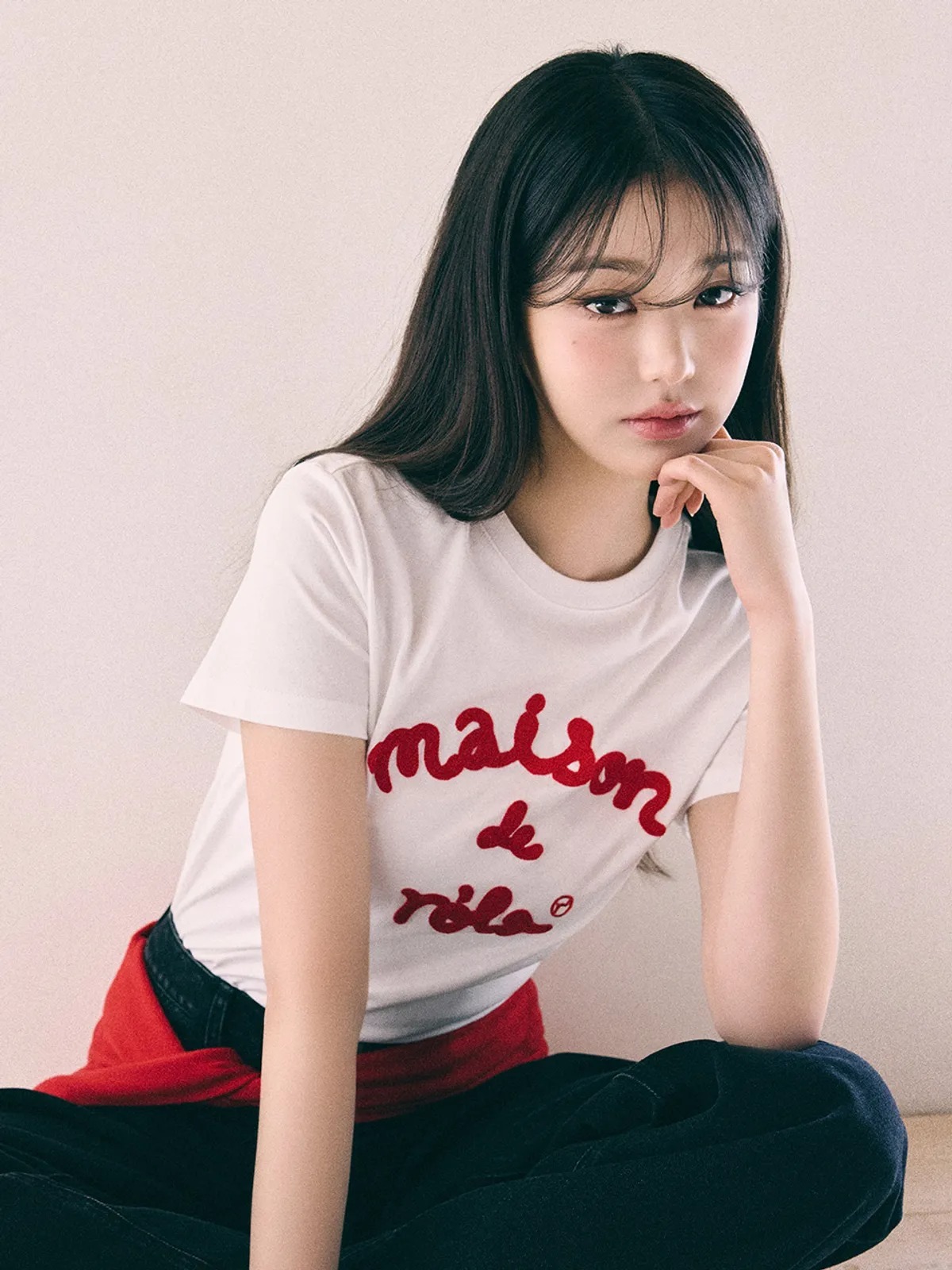 ROLAROLA MAISON DE ROLA EMBROIDERY T-SHIRT