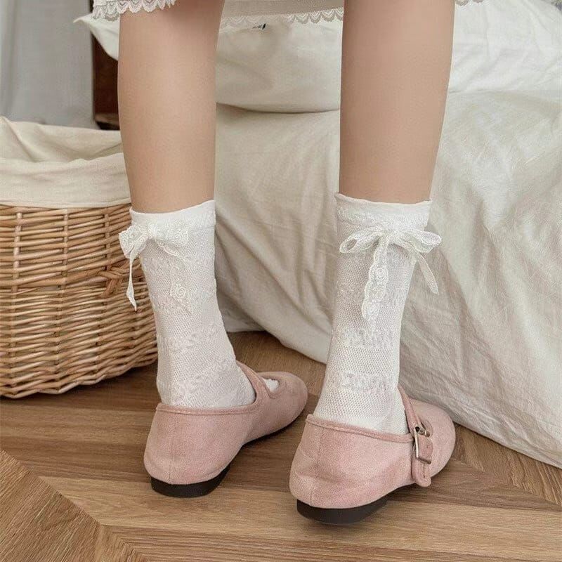 CT44114 🌵蕾絲縫製蝴蝶結  (任選2對$68 / 任選4對$128)