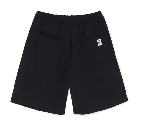 CHUMS Men’s Space Walkers Shorts – Black | Lightweight Quick-Dry Utility Shorts for Outdoor & Casual Wear (JUN25)