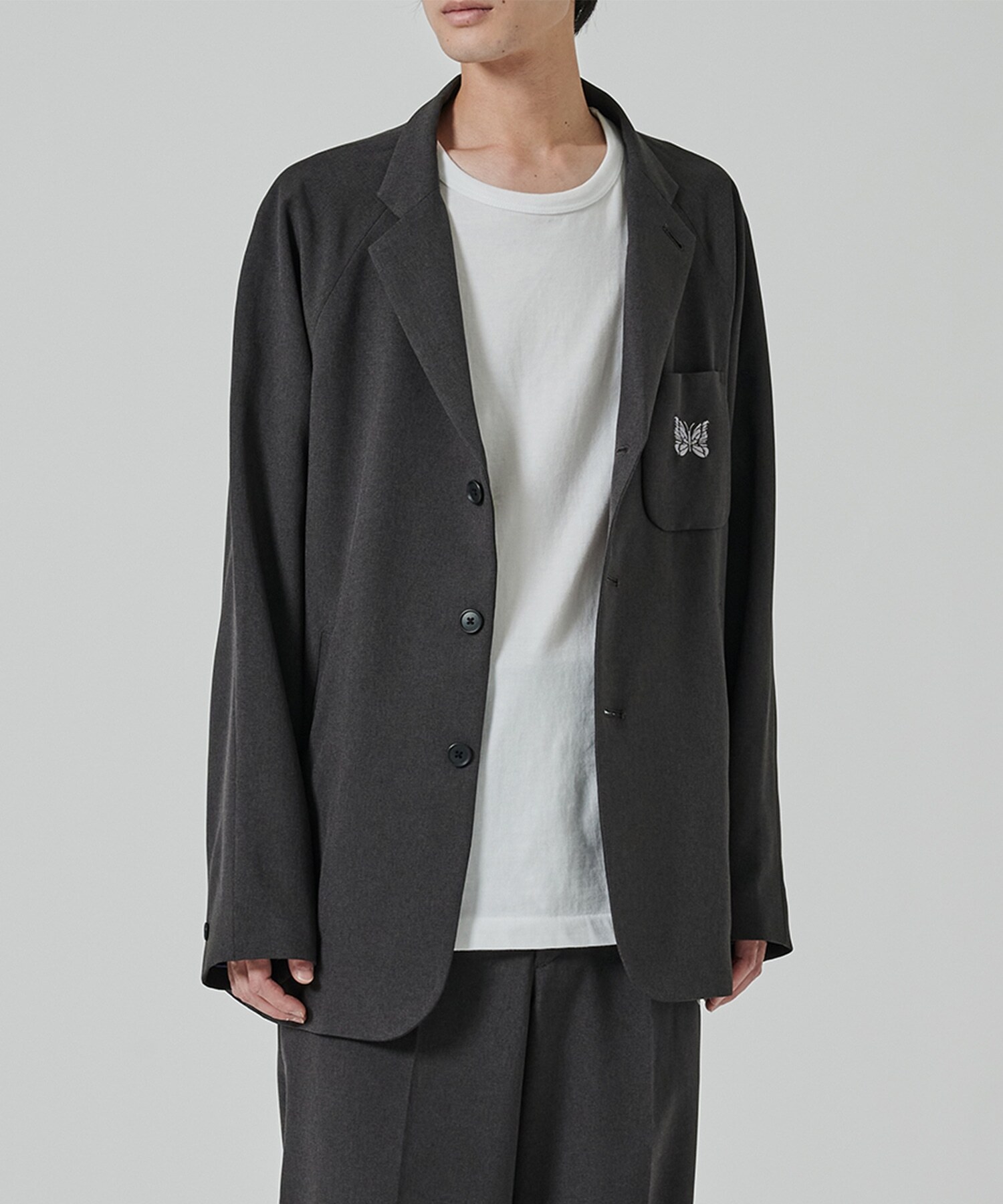 『代購商品』2025SS NEEDLES Raglan Jacket 蝴蝶 刺繡 西裝 外套 QV1556