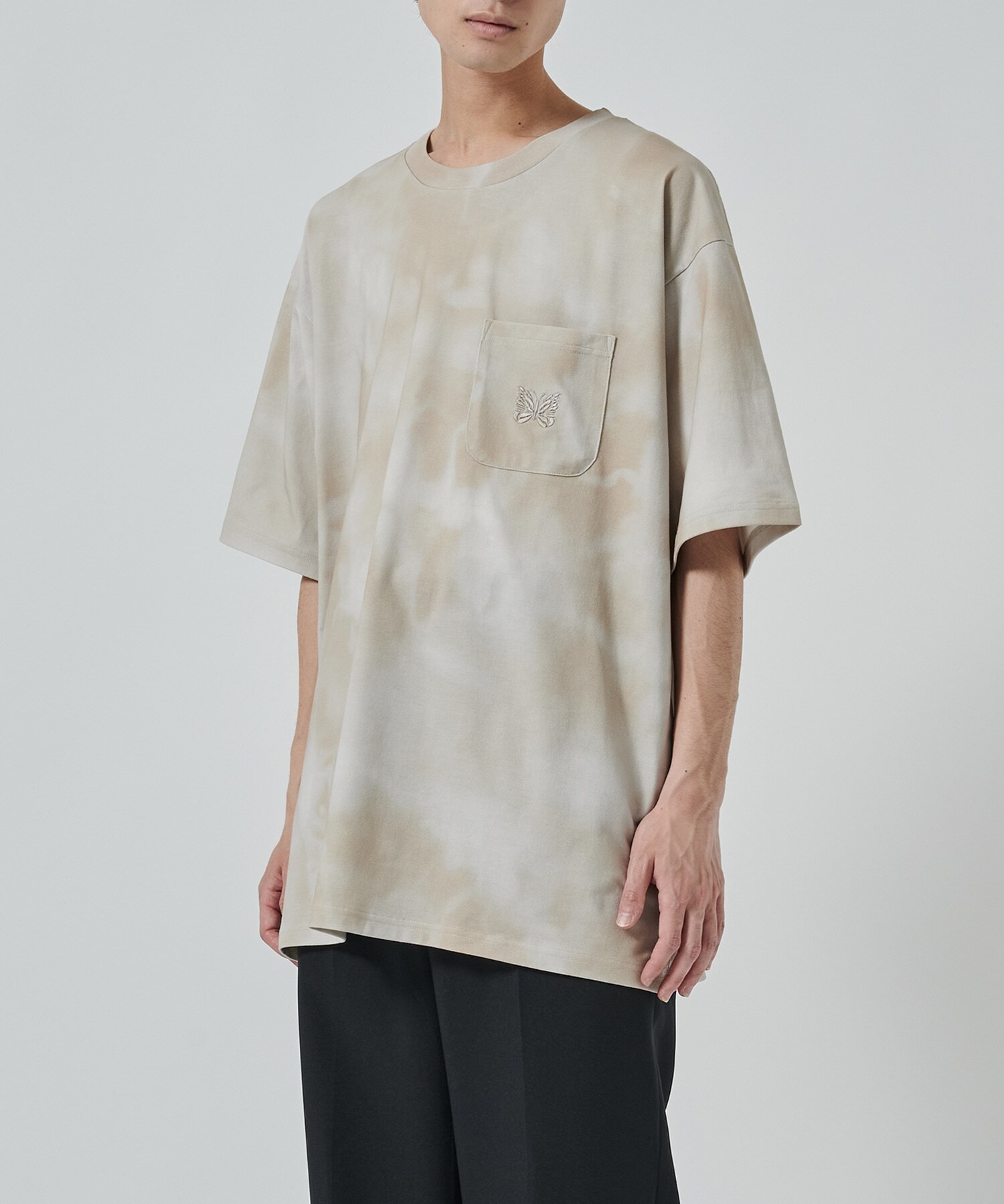 『代購商品』2025SS NEEDLES Tie Dye S/S Tee 蝴蝶 刺繡 渲染 短T QV1569