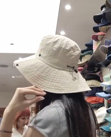 TH4497 側啪紐可調鬆緊漁夫帽