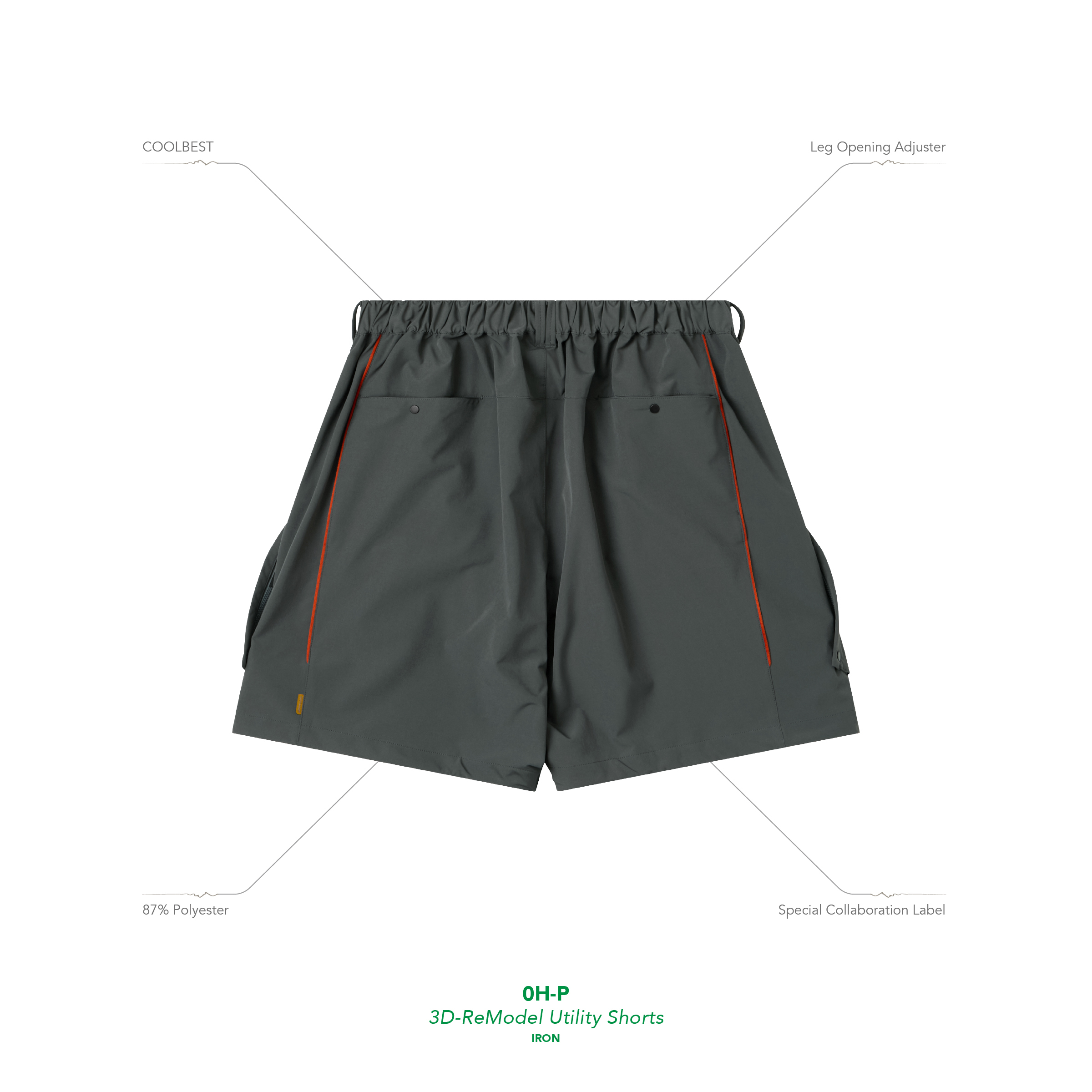 パンツ GOOPiMADE MZ-O1 M-Form Utility Shorts GOOPiMADE - グーピーメイド - “MZ-O1” M-Form Utility Shorts
