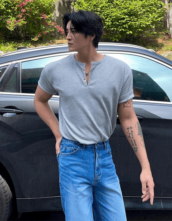 Hen Hook 亨利領短袖T卹