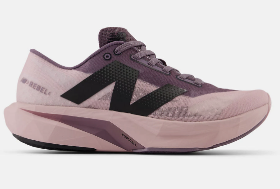 New Balance Women’s FuelCell Rebel v4 Running Shoes – |Pink/Purple Lightweight, High-Rebound Road Running Sneakers (JUN25)