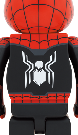BEARBRICK SPIDER-MAN UPGRADED SUIT 100% & 400%