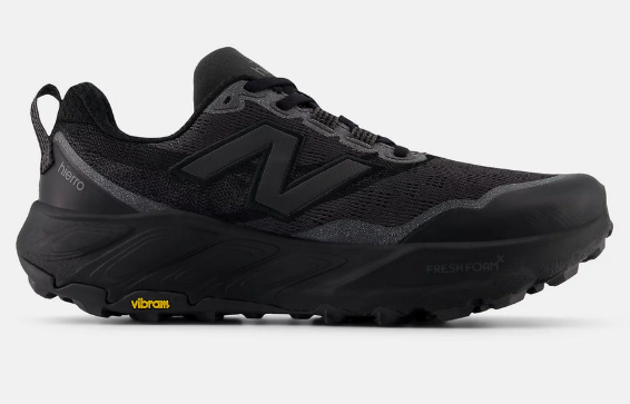 New Balance Women’s Fresh Foam X Hierro v9 – Black | Cushioned Trail Running Shoes with Grip & Support for Outdoor Terrain (JUN25)