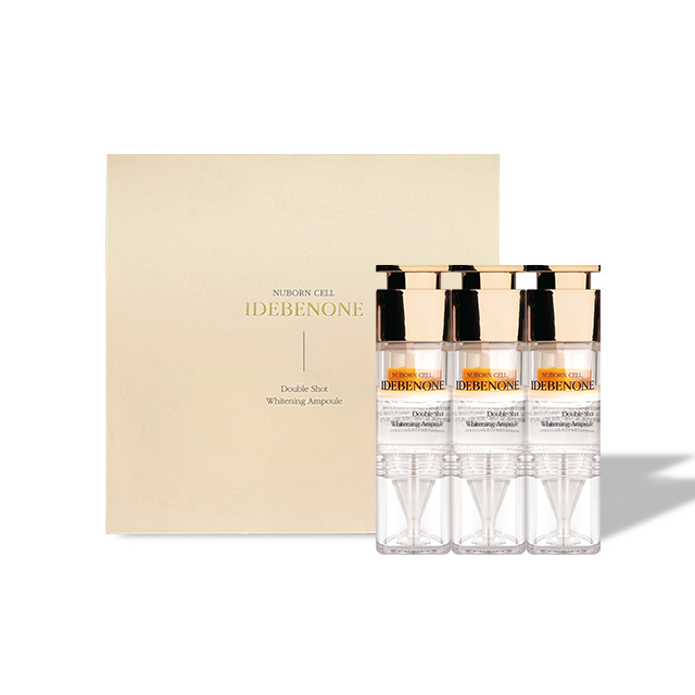 韓國院線產品 NUBORN CELL IDEBENONE DOUBLE SHOT WHITENING AMPOULE 美白安瓶