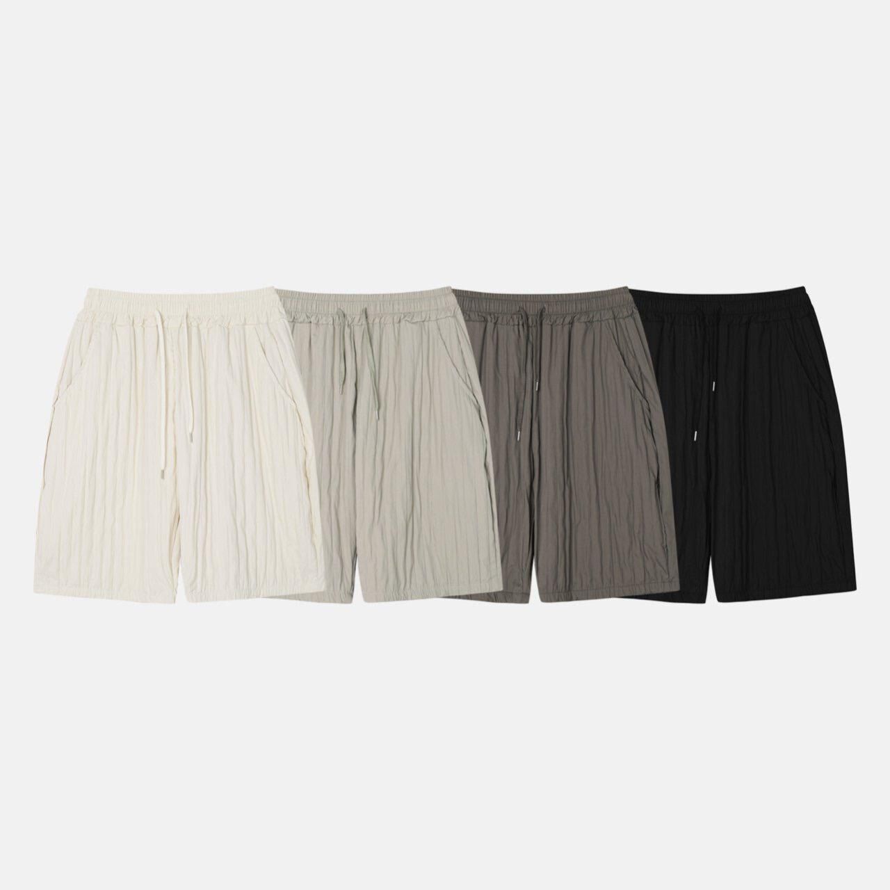 淨色暗直紋短褲 PEACOCK-144P