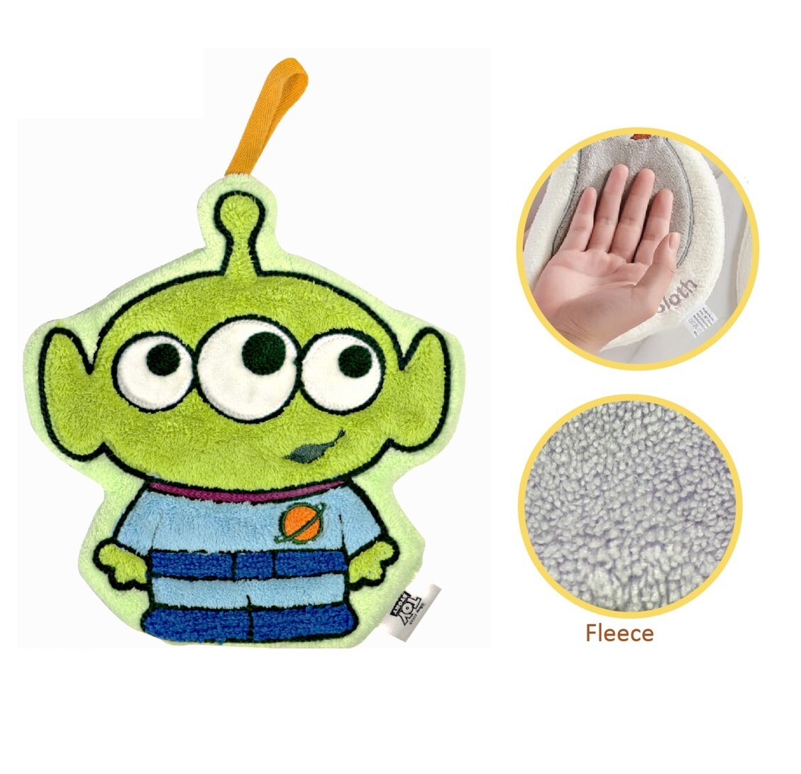 迪士尼反斗奇兵 造形珊瑚絨抹手巾 |三眼仔