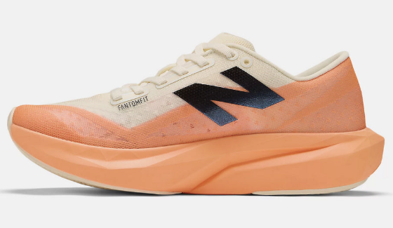 New Balance Women’s FuelCell Rebel v4 Running Shoes – /Orange/White | Lightweight, High-Rebound Road Running Sneakers (JUN25)