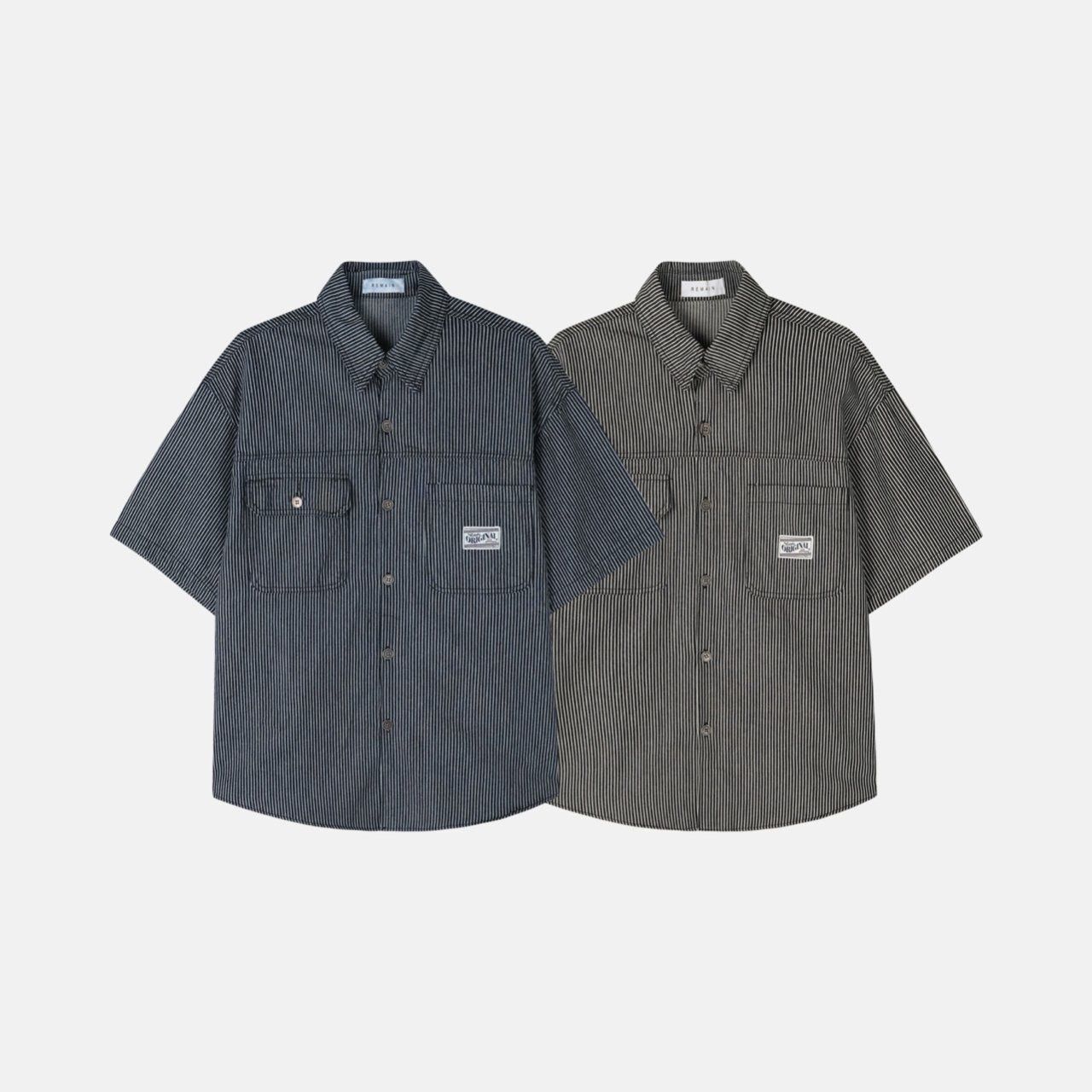 直間短袖恤衫 REMAIN-021S