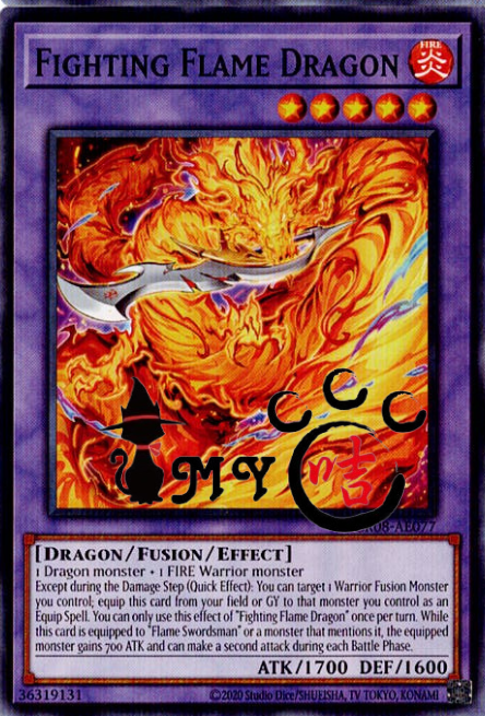 CR08-AE077 Fighting Flame Dragon (N)