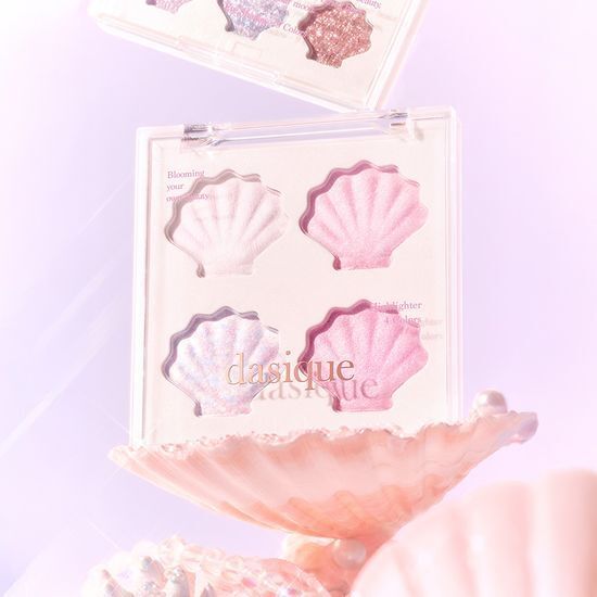 [ dasique ] Shine Glowy Highlighter Palette #Twinkle Mermaid Collection