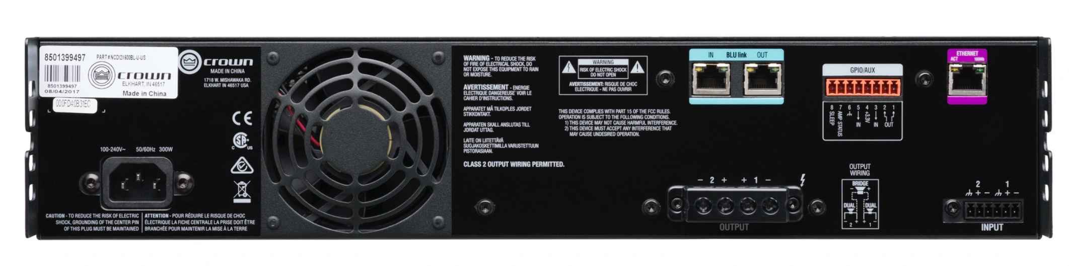 Crown Audio CDi 2|600BL