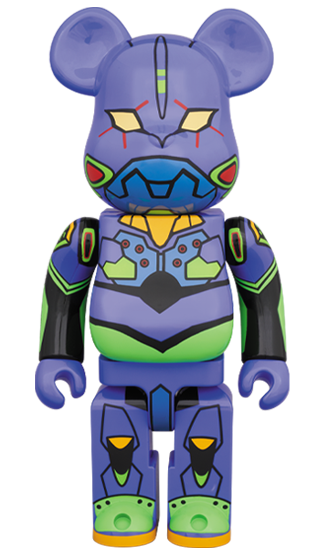 BEARBRICK EVA 初號機 エヴァンゲリオ 1000％