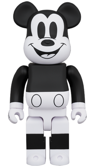 BEARBRICK MICKEY MOUSE (B&W 2020 Ver.) 1000%