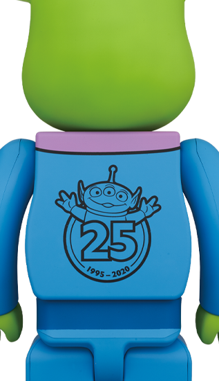 BEARBRICK TOY STORY ALIEN 三眼仔 1000％