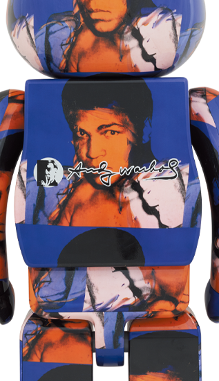 BEARBRICK ANDY WARHOL’s MUHAMMAD ALI 1000%