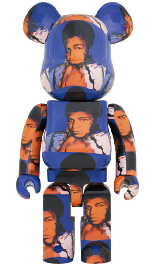 BEARBRICK ANDY WARHOL’s MUHAMMAD ALI 1000%