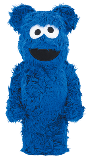 BEARBRICK SESAME STREET COOKIE MONSTER COSTUME Ver. (第一版) 1000%