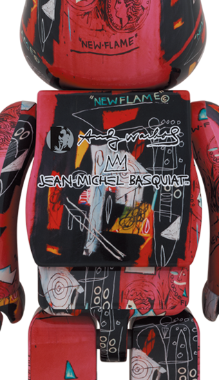 BEARBRICK ANDY WARHOL × JEAN-MICHEL BASQUIAT #1 1000%