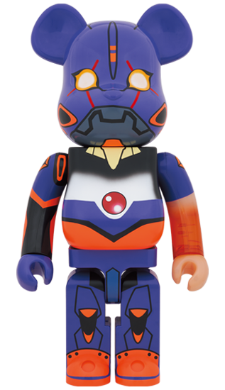 BEARBRICK EVA 初號機 覺醒版 エヴァンゲリオン 1000％
