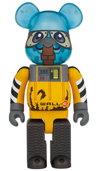 BEARBRICK WALL-E & EVE 1000% SET OF 2