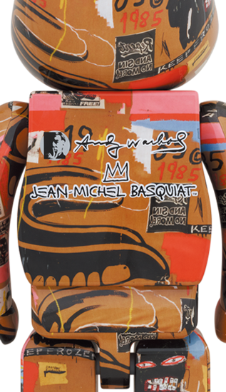 BEARBRICK ANDY WARHOL × JEAN-MICHEL BASQUIAT #2 1000%