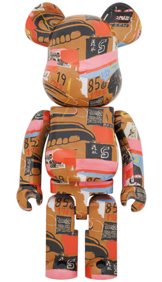 BEARBRICK ANDY WARHOL × JEAN-MICHEL BASQUIAT #2 1000%
