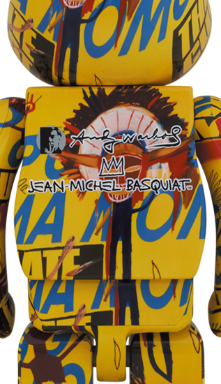 BEARBRICK ANDY WARHOL × JEAN-MICHEL BASQUIAT #3 1000%