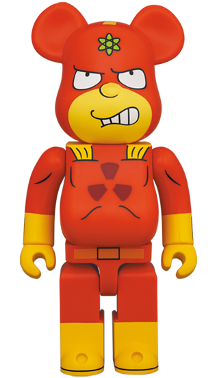 BEARBRICK THE SIMPIONS RADIOACTIVE MAN 1000%