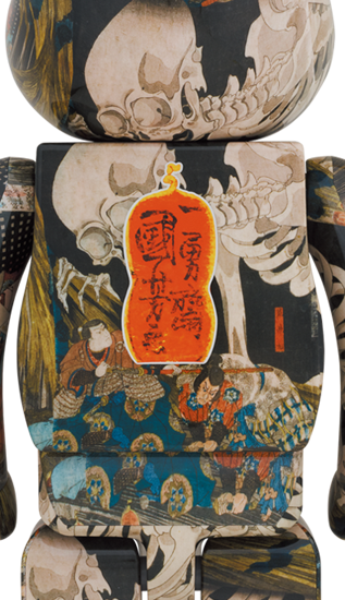 BEARBRICK 歌川国芳「相馬の古内裏」1000%