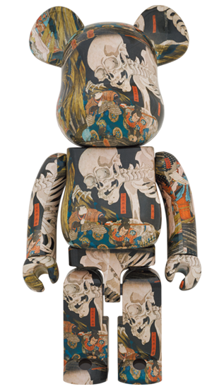 BEARBRICK 歌川国芳「相馬の古内裏」1000%