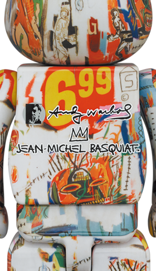 BEARBRICK ANDY WARHOL × JEAN-MICHEL BASQUIAT #4 1000%