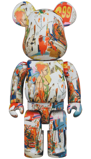 BEARBRICK ANDY WARHOL × JEAN-MICHEL BASQUIAT #4 1000%