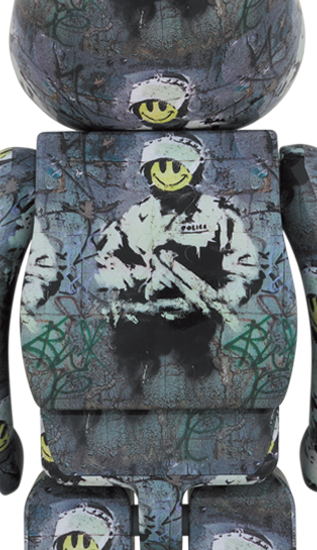 BEARBRICK RIOT COP 1000%