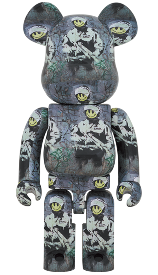 BEARBRICK RIOT COP 1000%