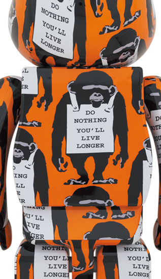BEARBRICK MONKEY SIGN 1000%