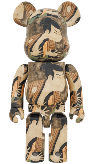 BEARBRICK 東洲斎写楽「三代目大谷鬼次の奴江戸兵衛」1000%