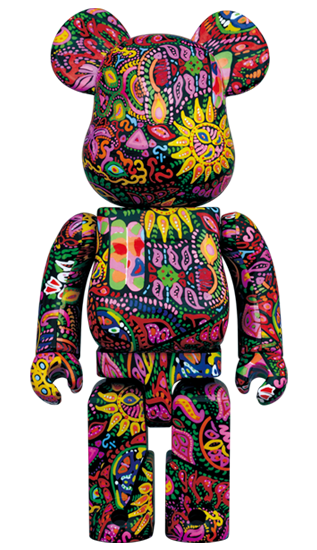 BEARBRICK PSYCHEDELIC PAISLEY 1000%