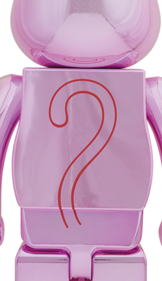 BEARBRICK PINK PANTHER CHROME Ver. 1000%