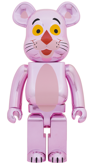 BEARBRICK PINK PANTHER CHROME Ver. 1000%