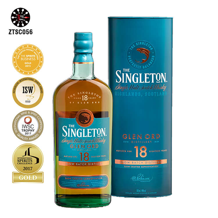 The Singleton 18 Years Old Single Malt Scotch Whisky Of Glen Ord  蘇格登Glen Ord 18年 蘇格蘭單一麥芽威士忌 (綠色禮盒)