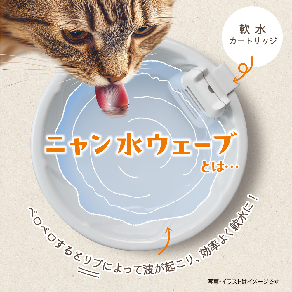 日本 GEX 下部尿路專用軟水 貓水碗 貓型濾心30日用 2入